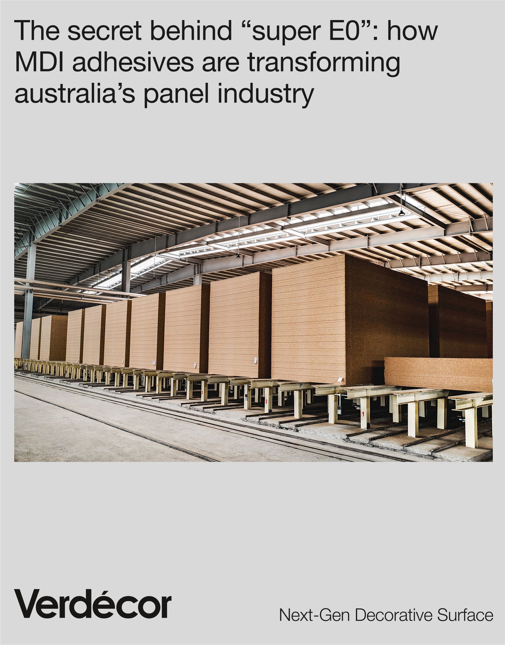 The Secret Behind “Super E0”: How MDI Adhesives Are Transforming Australia’s Panel Industry