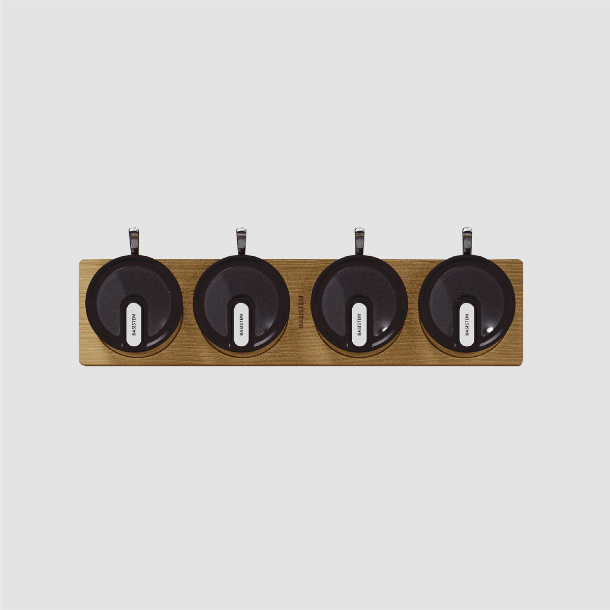 BASISTEM CHUR 100 Flavouring Organizer (with 4 Spice Jars)