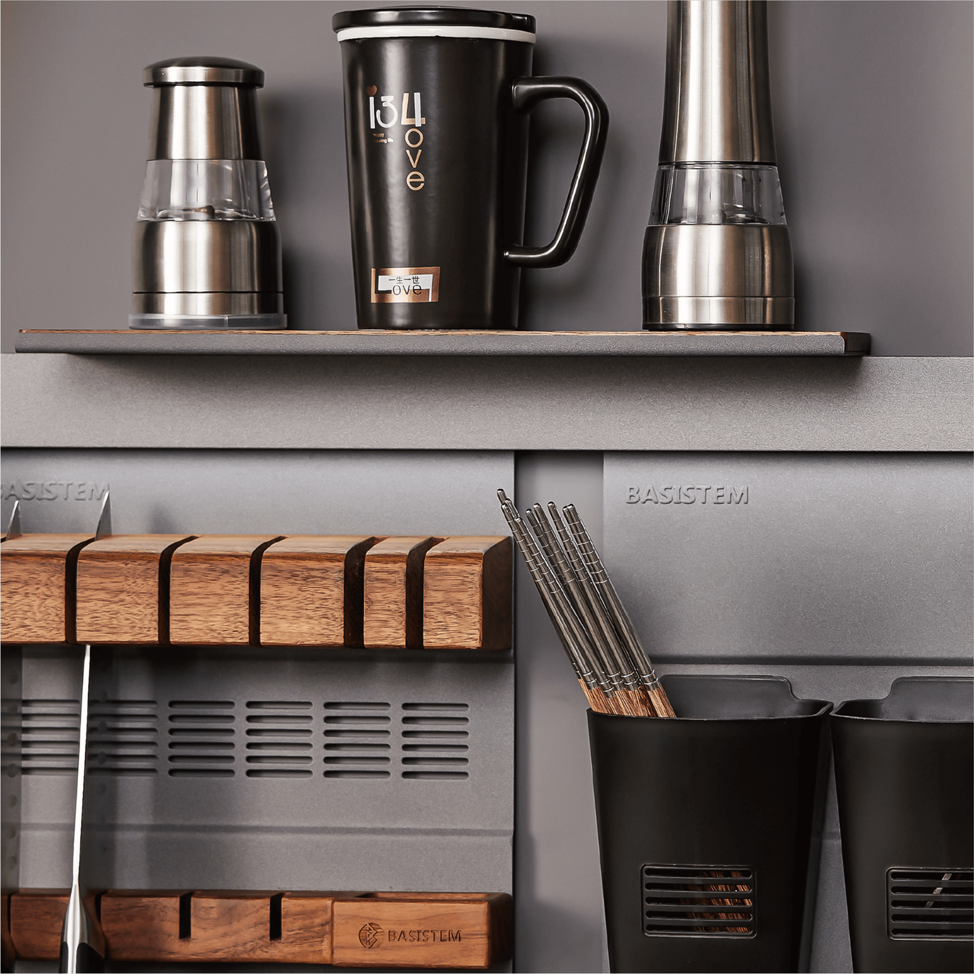 [BASISTEM] BASEL Rail-Mounted Shelf