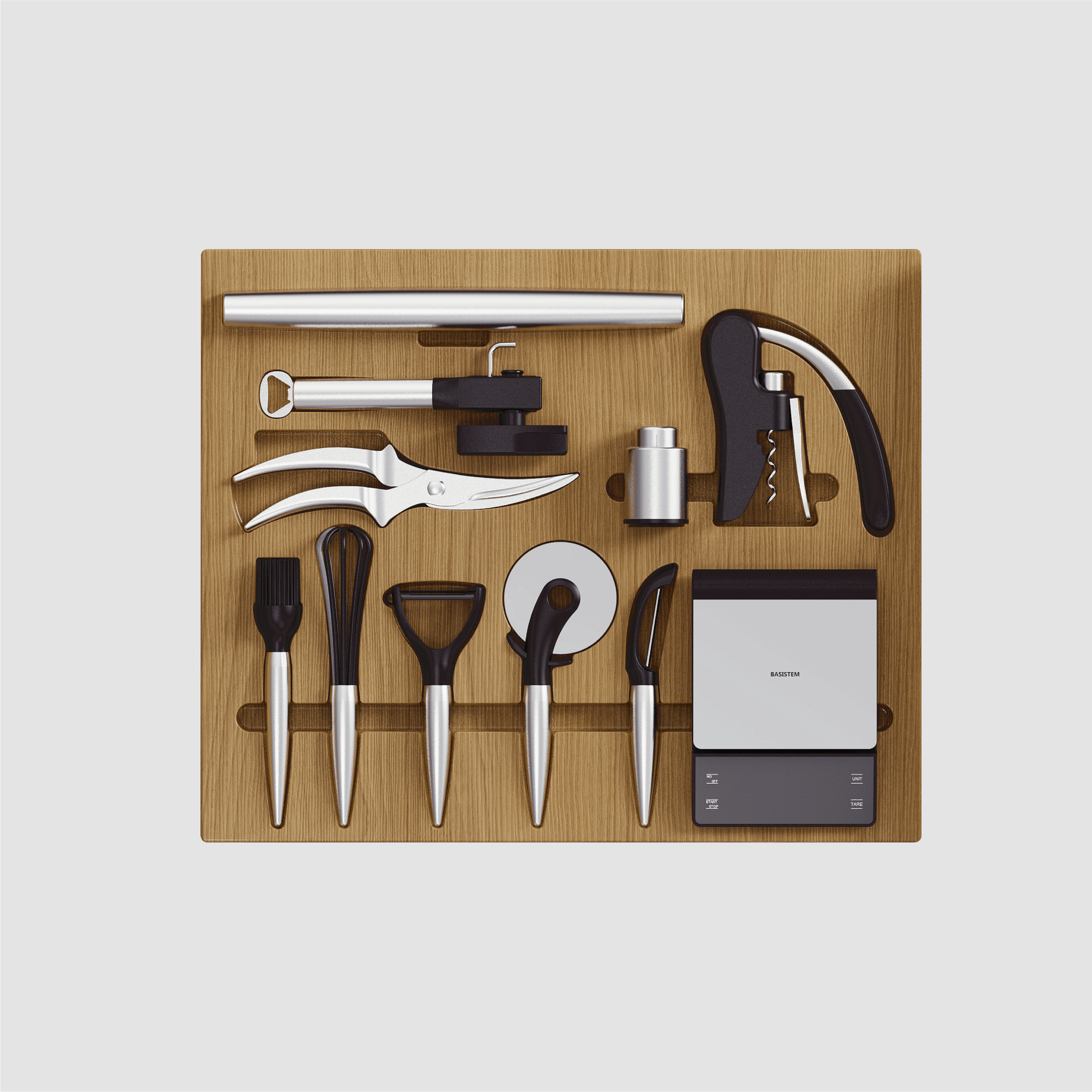 [BASISTEM] CHUR 510 All-in-One Kitchen Tool Organizer (with Tools)