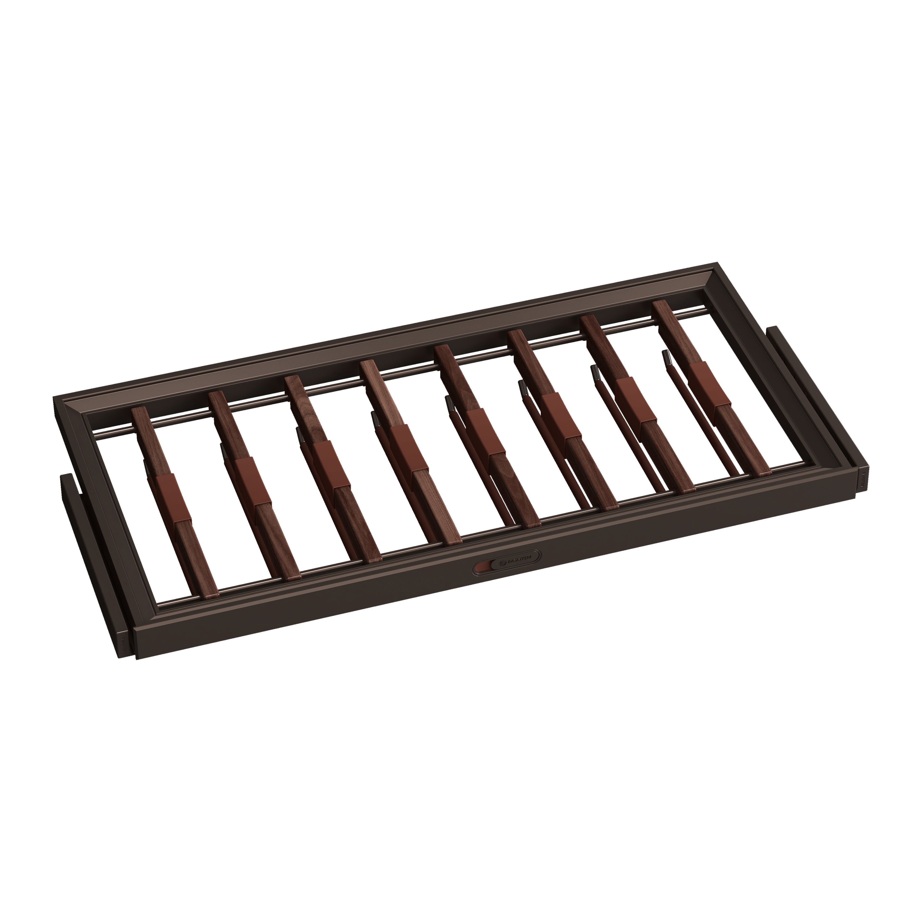 [BASISTEM] BRUGG Walnut Pull-Out Trousers Rack