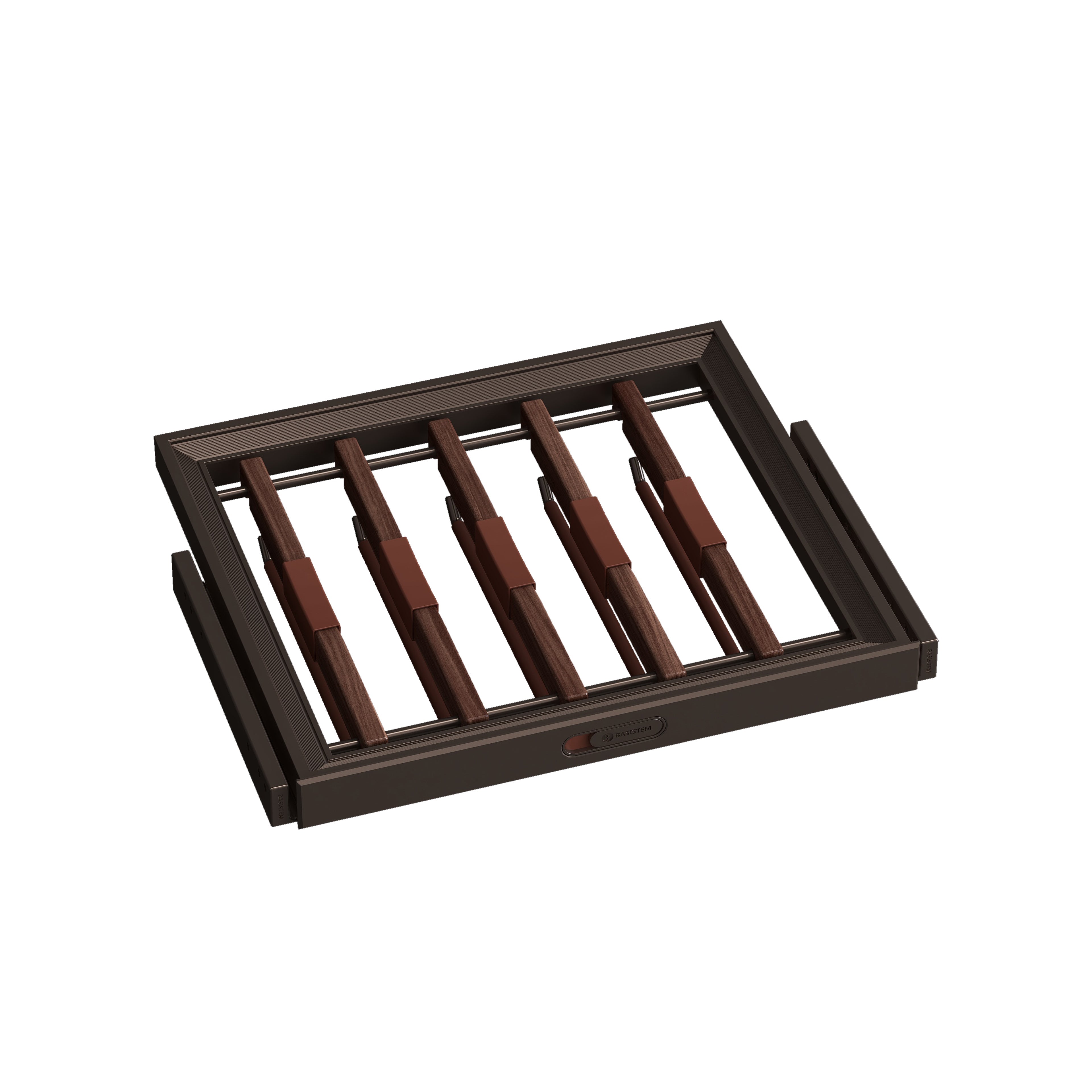 [BASISTEM] BRUGG Walnut Pull-Out Trousers Rack