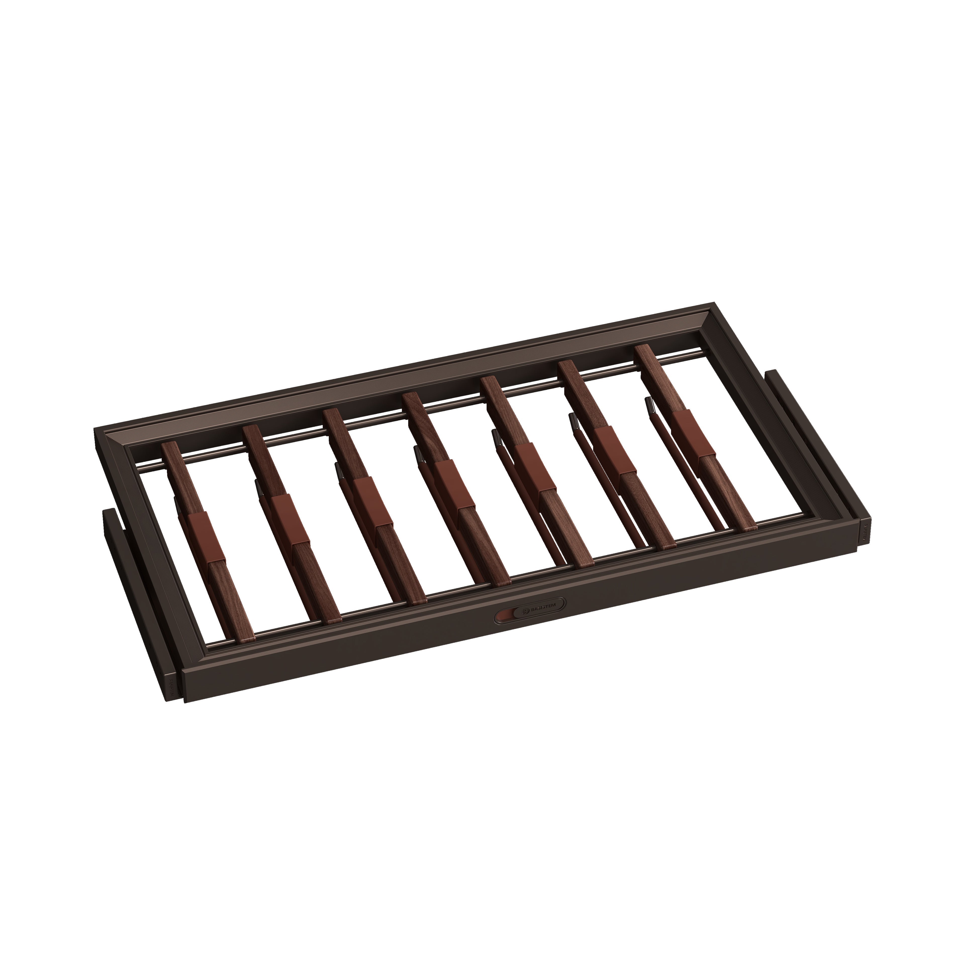 [BASISTEM] BRUGG Walnut Pull-Out Trousers Rack
