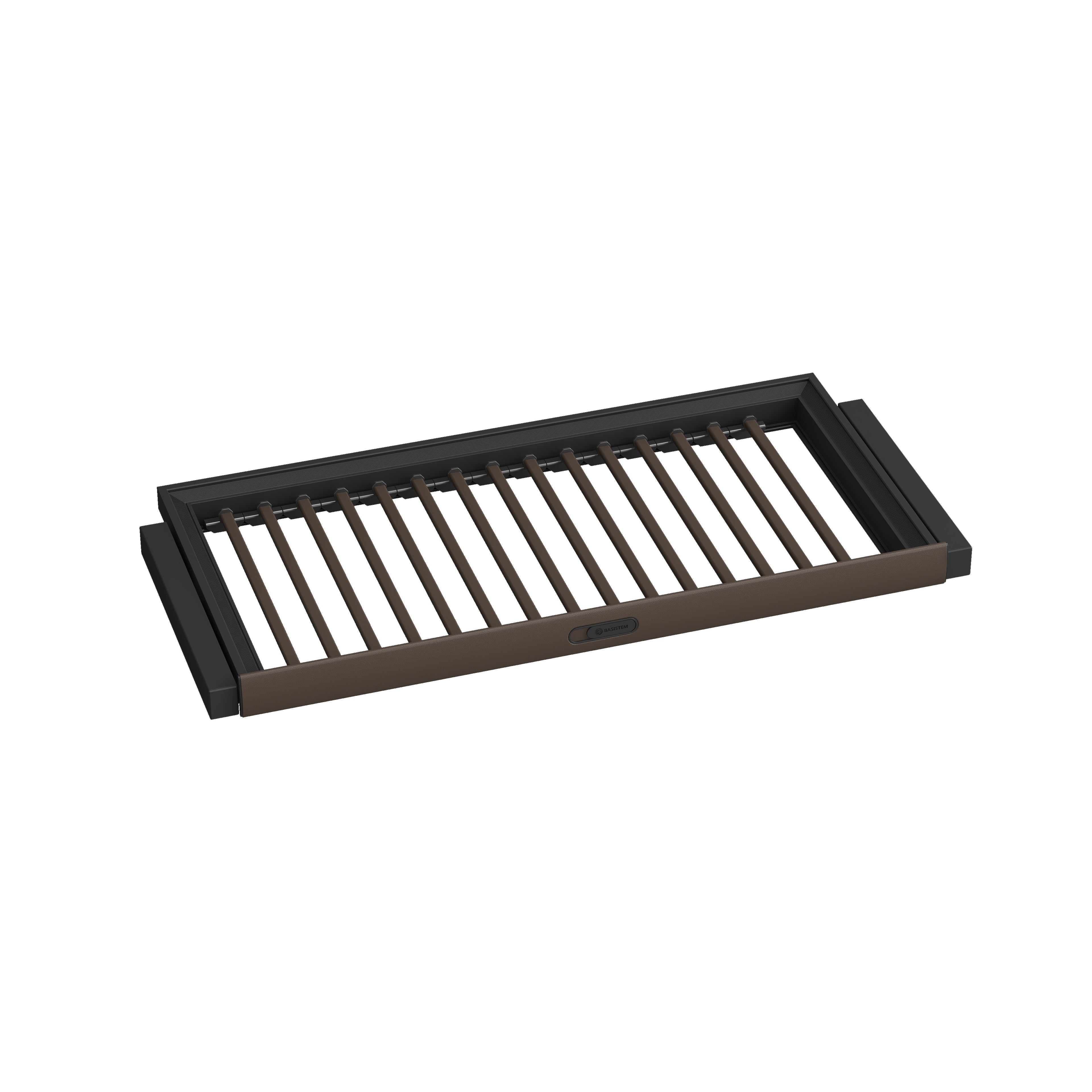 [BASISTEM] LUGANO Leather Pull-Out Trousers Rack