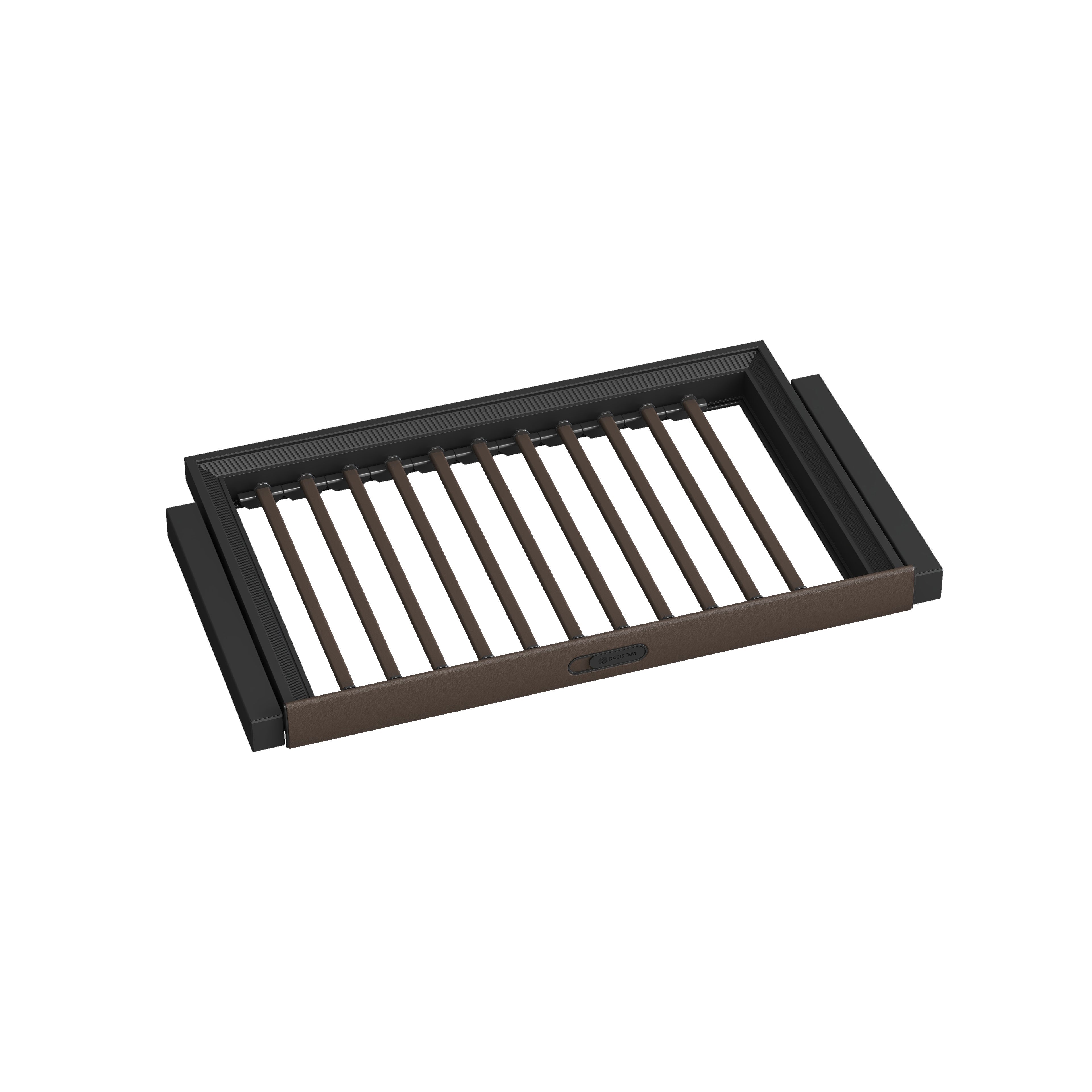 [BASISTEM] LUGANO Leather Pull-Out Trousers Rack