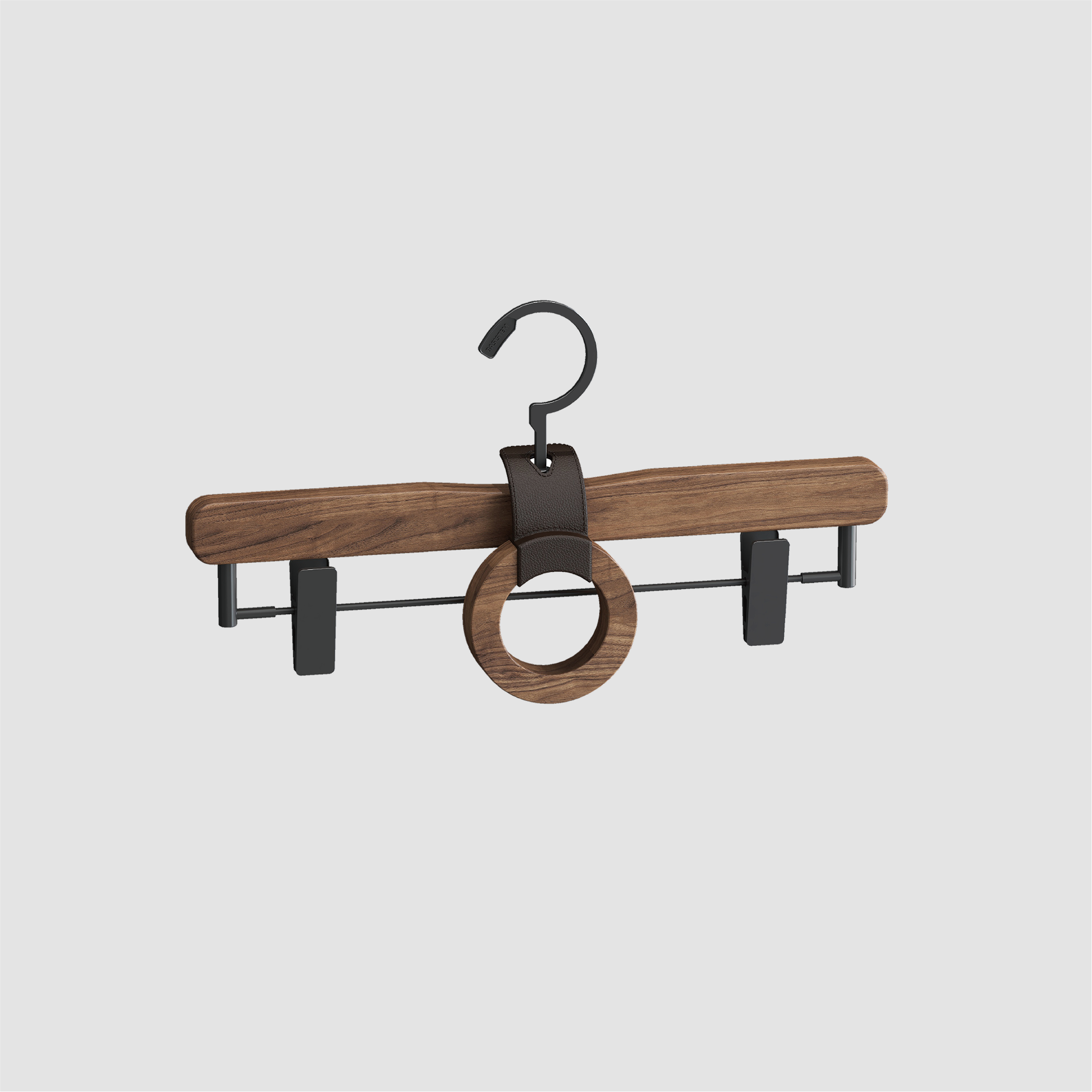 [BASISTEM] HORGEN Khaki Walnut Pant & Skirt Hanger