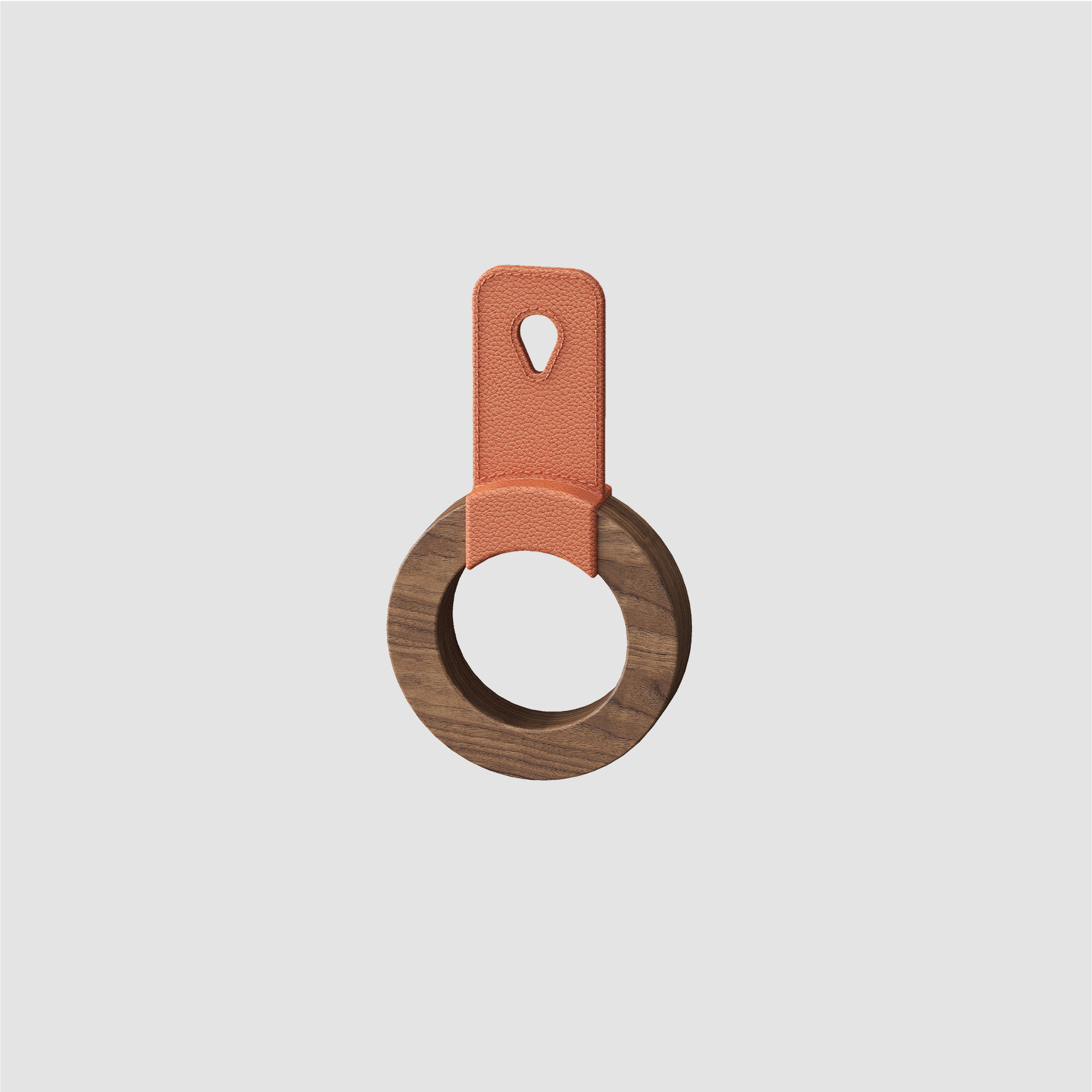 [BASISTEM] HORGEN Saddle Orange Walnut Small Ring Hanger
