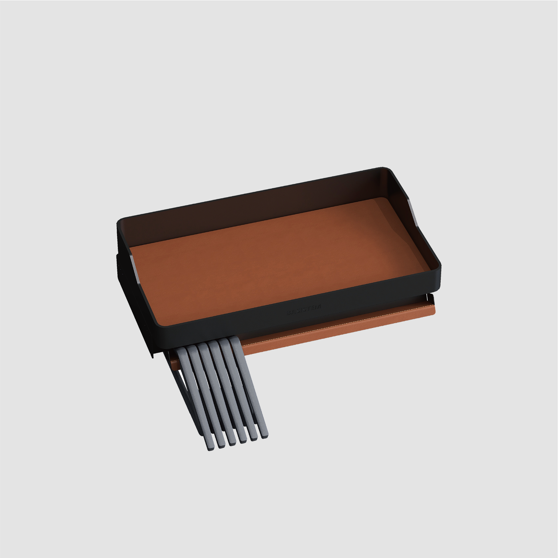 [BASISTEM] LIESTAL Leather Fixed Tray