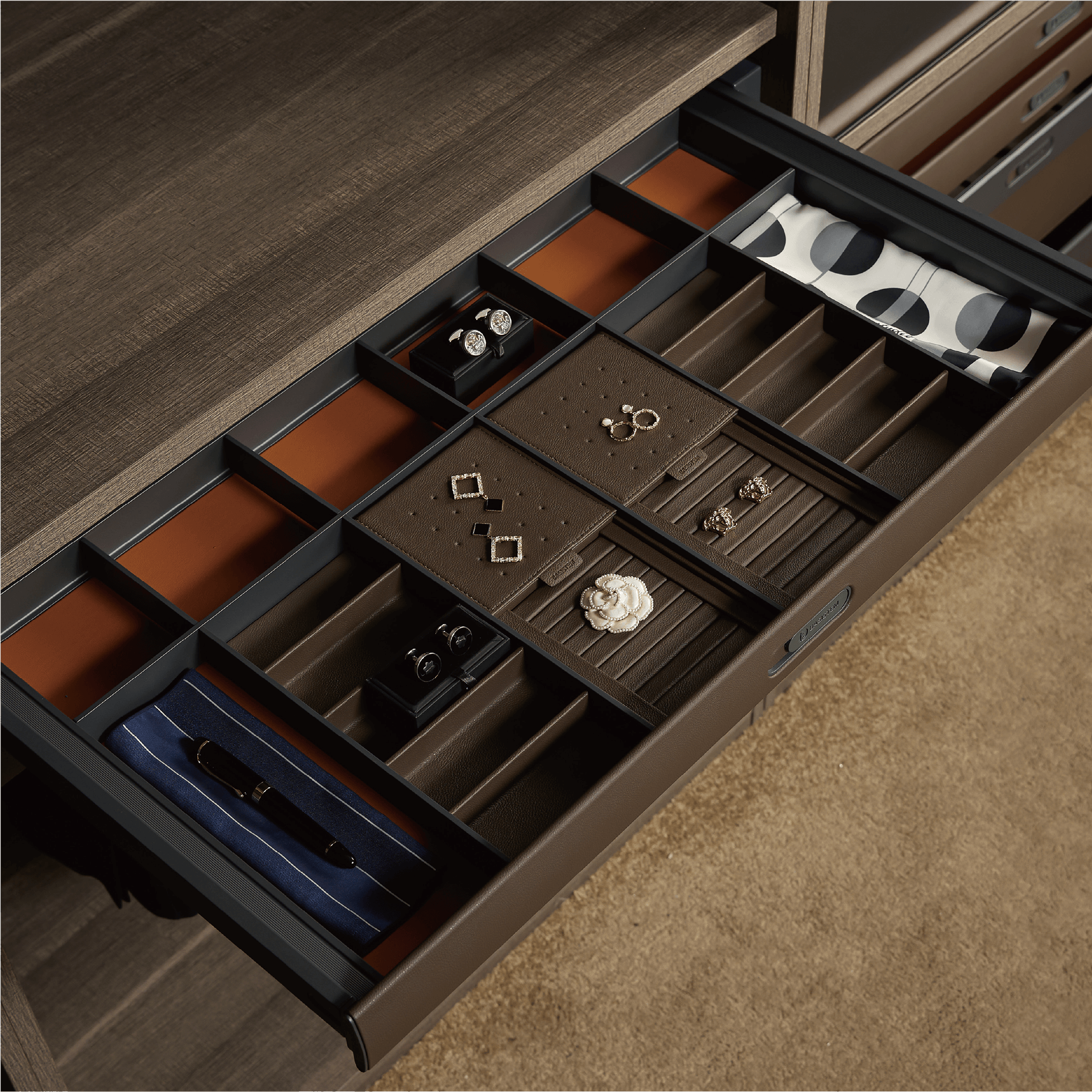 [BASISTEM] LUGANO Jewelry Organizer Drawer