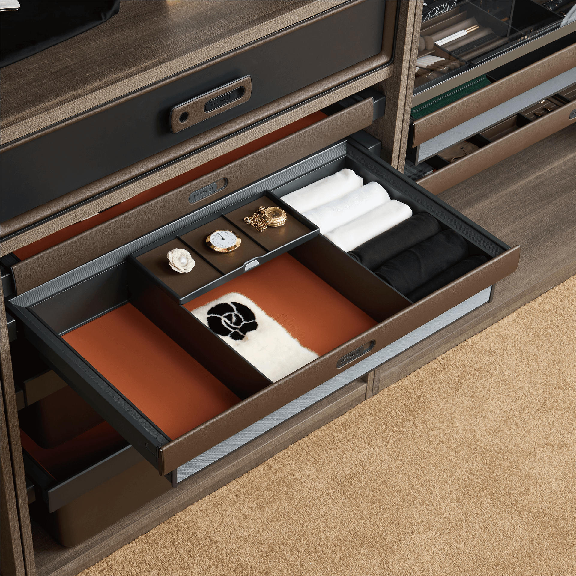 [BASISTEM] LUGANO Soft Clothing Organizer Drawer