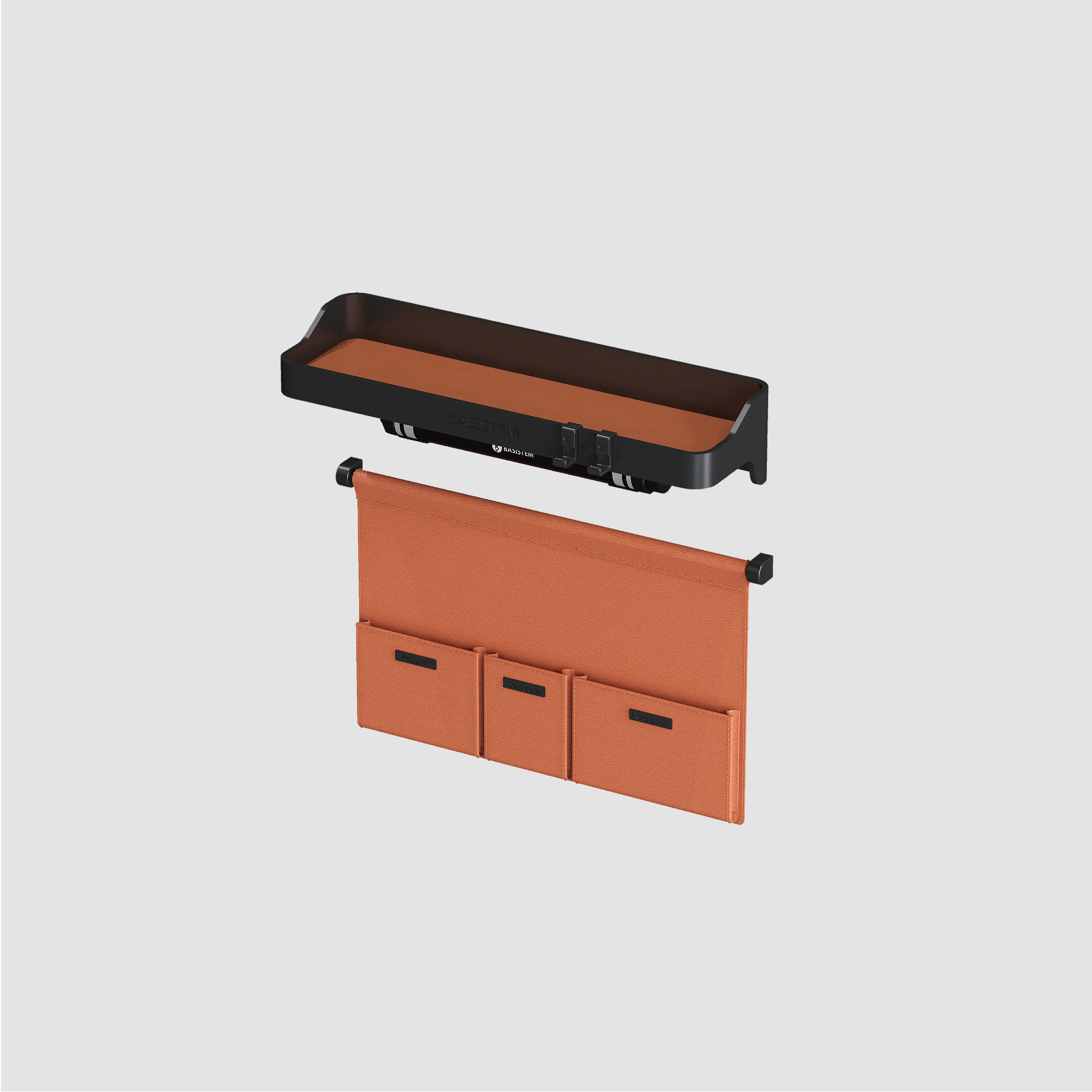 [BASISTEM] LYSS Wardrobe Door-Mounted Storage System Set C