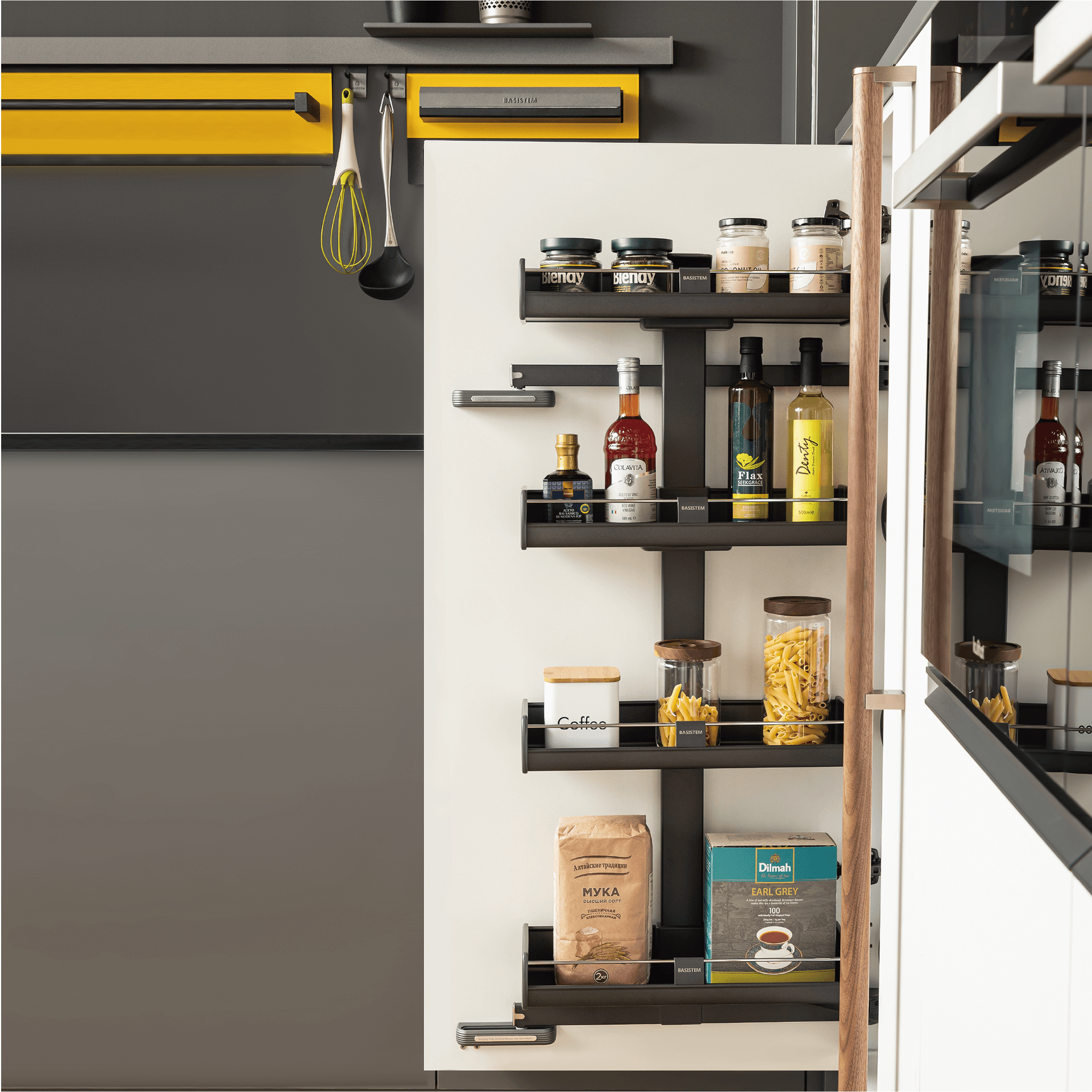 [BASISTEM] MOUTIER Door-Mounted Pantry