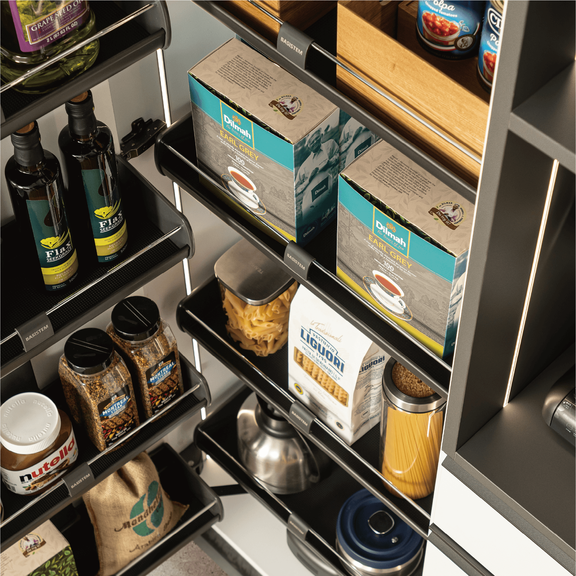 [BASISTEM] MOUTIER Linkage Pull-Out Pantry