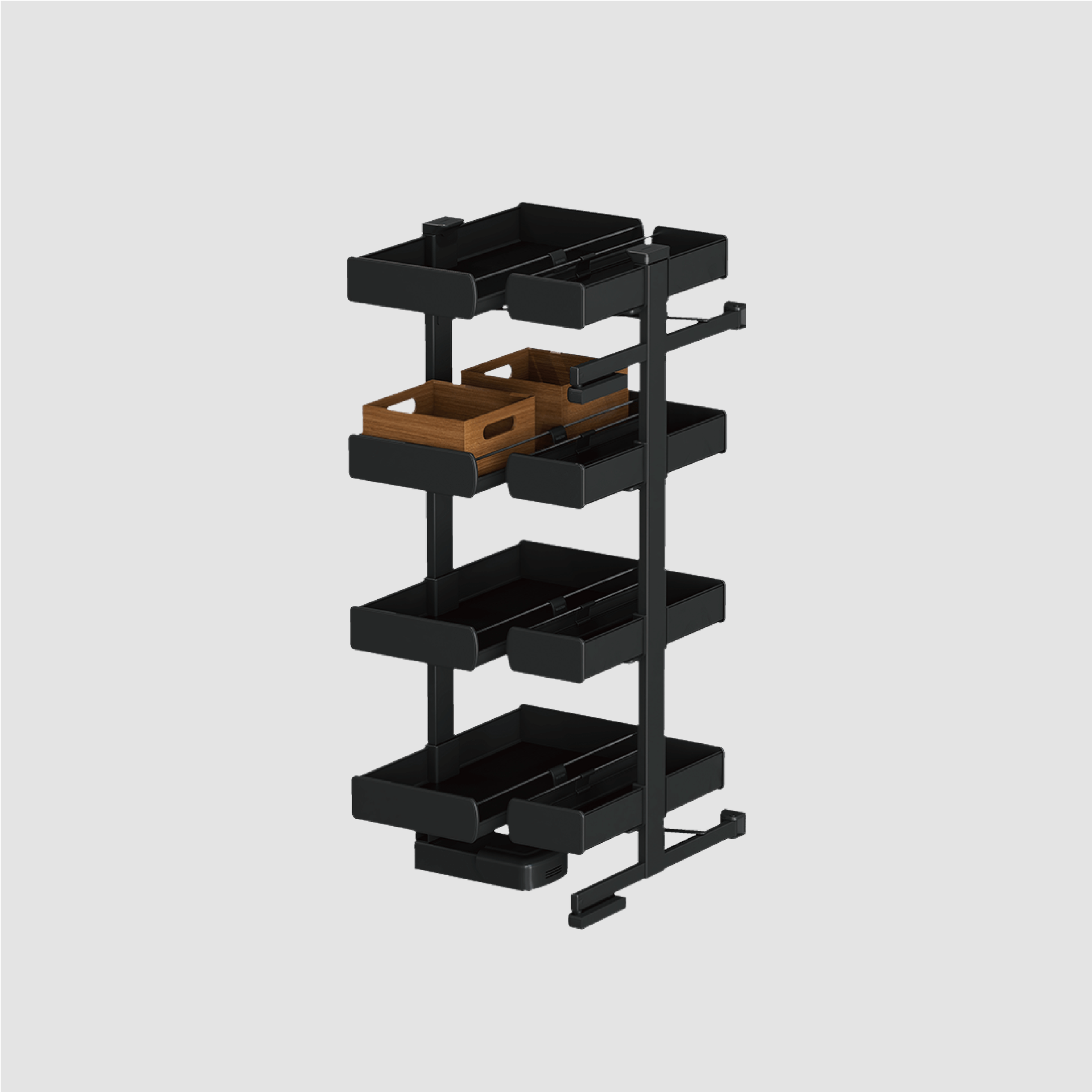 [BASISTEM] MOUTIER Linkage Pull-Out Pantry