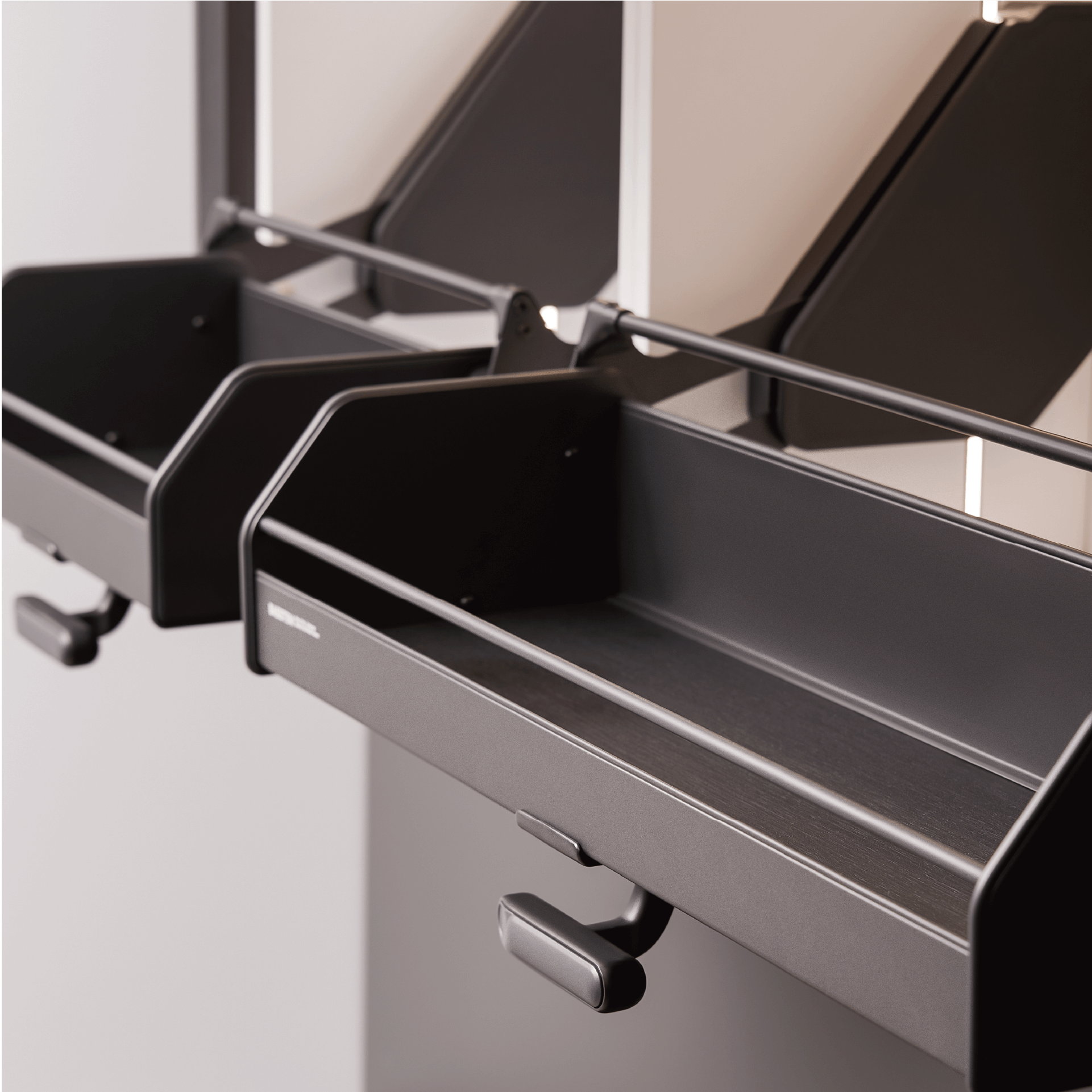 [BASISTEM] OLTEN Single-Layer Pull-Down Basket For Overhead Cabinet