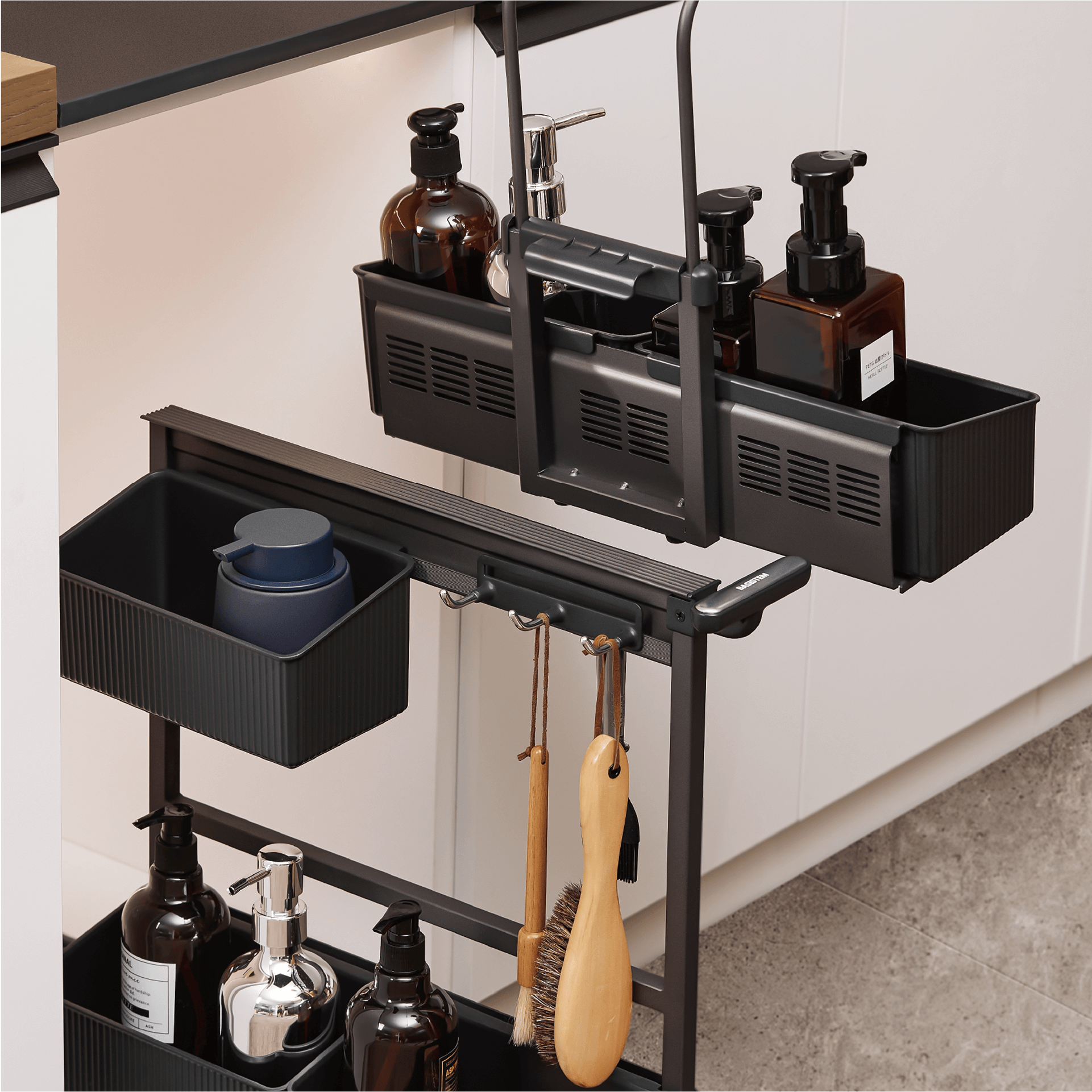 [BASISTEM] SCHIERS Inner Pull-Out Unit with Detachable Basket