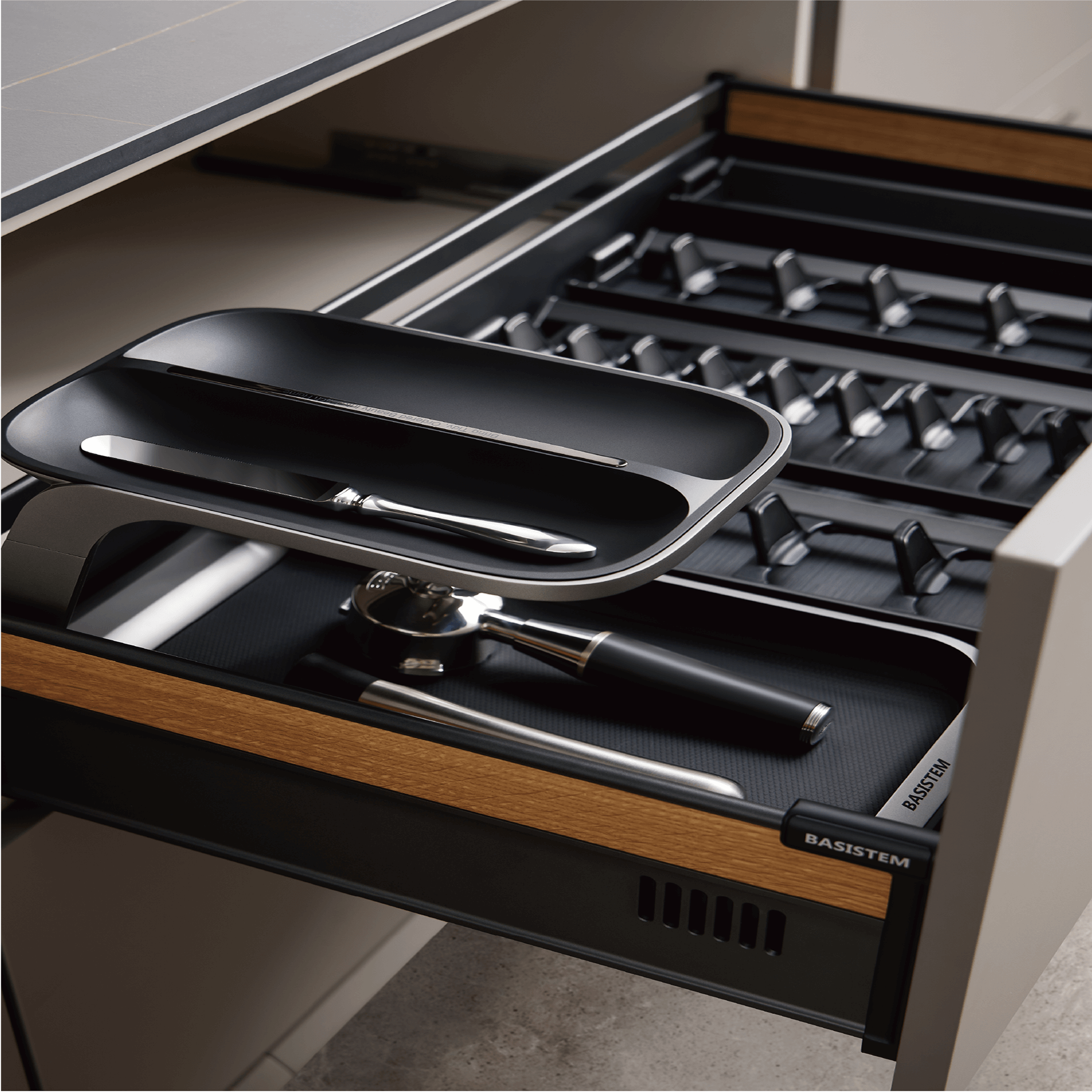 [BASISTEM] SCHIERS Plate & Bowl Pull-Out Drawer Sets A