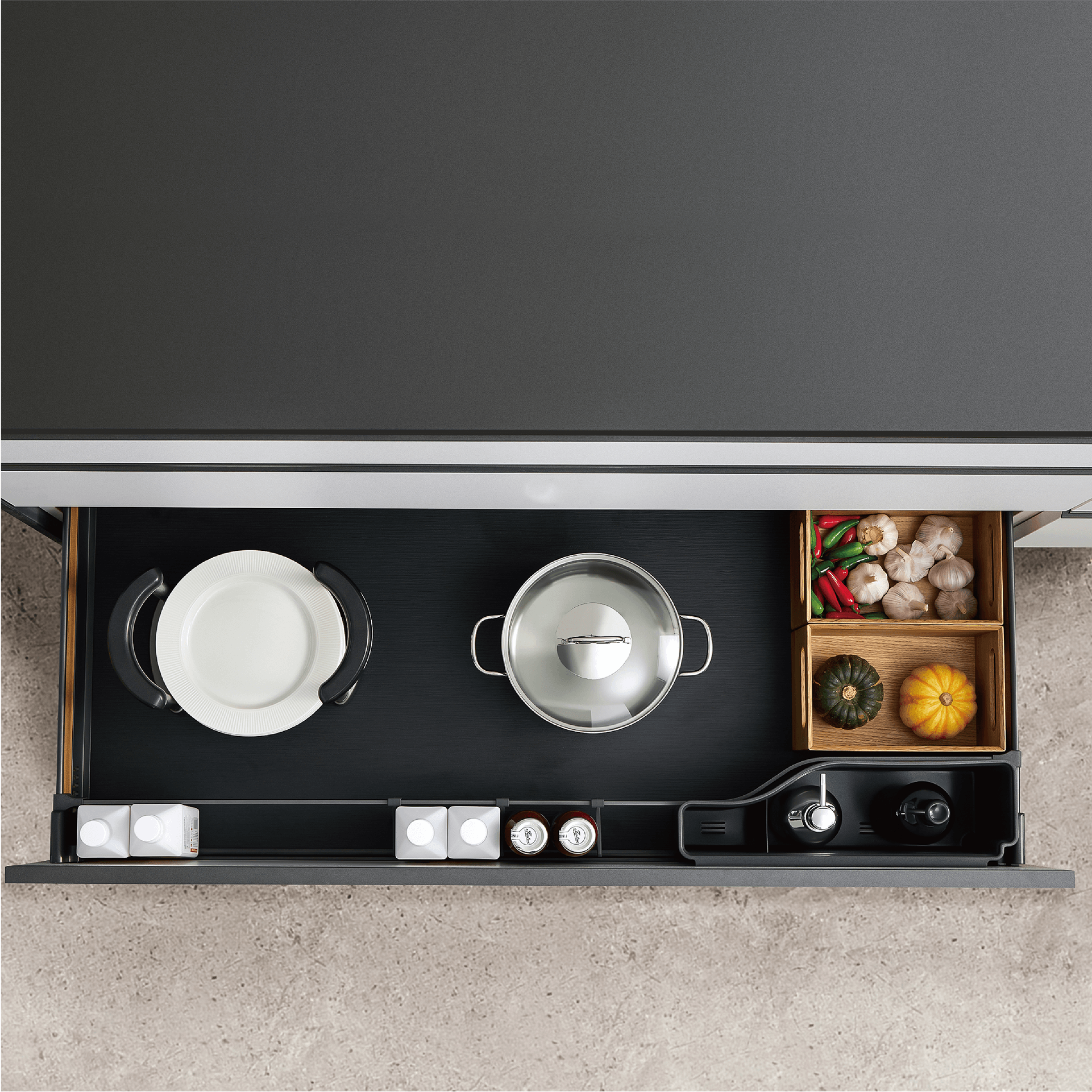 [BASISTEM] SCHIERS Pot Pull-Out Drawer Sets (Multi-purpose)