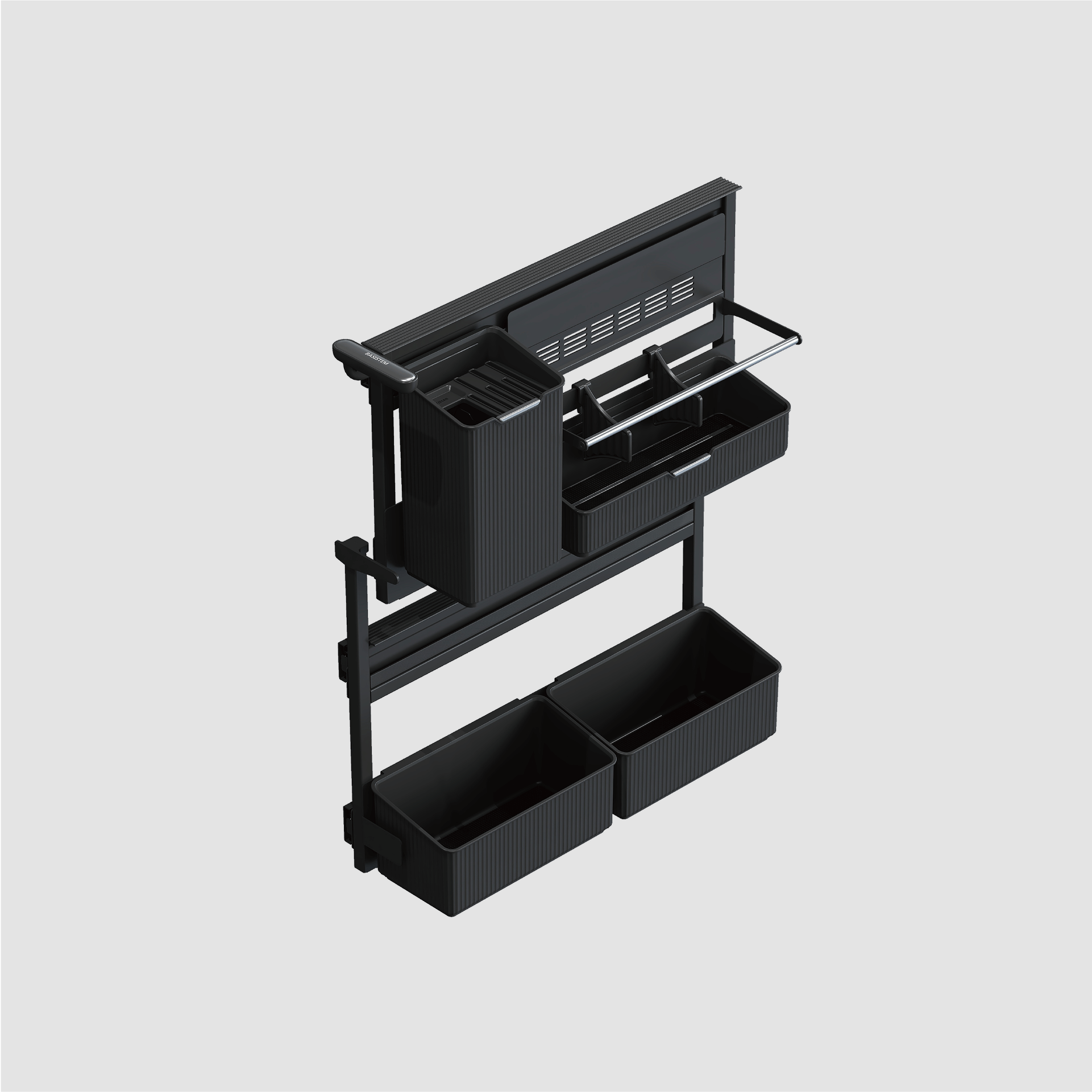 [BASISTEM] SCHIERS 200 Integrated Pull-Out Unit (with Secondary Pull-Out Basket)