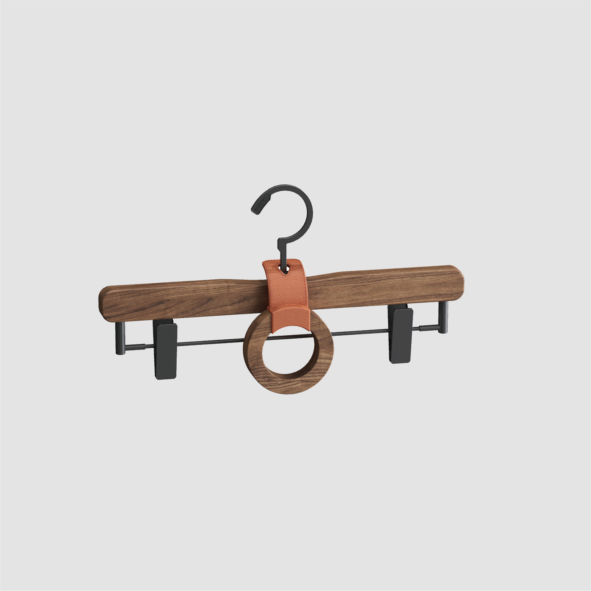 [BASISTEM] HORGEN Saddle Orange Walnut Pant & Skirt Hanger