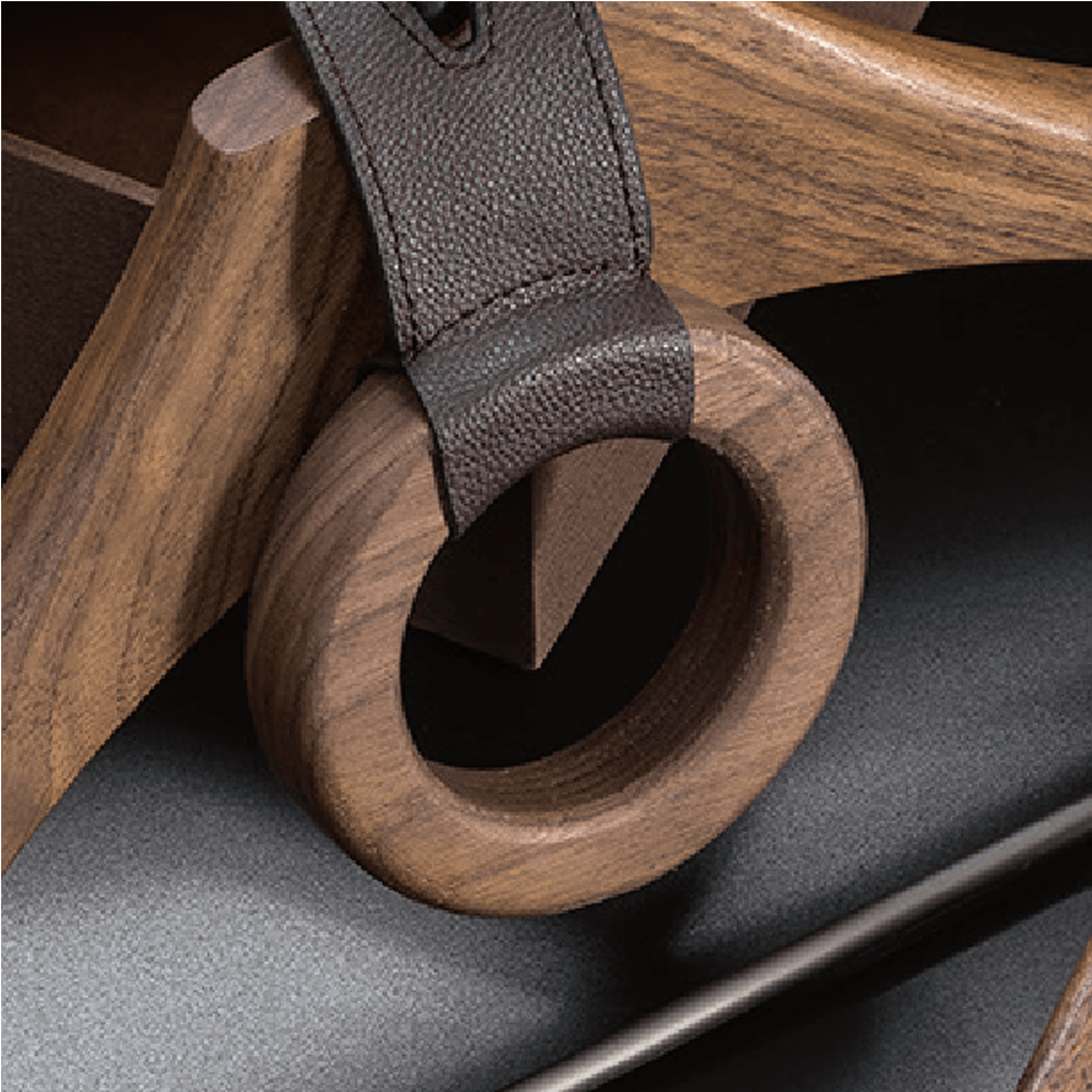 [BASISTEM] HORGEN Khaki Walnut Small Ring Hanger