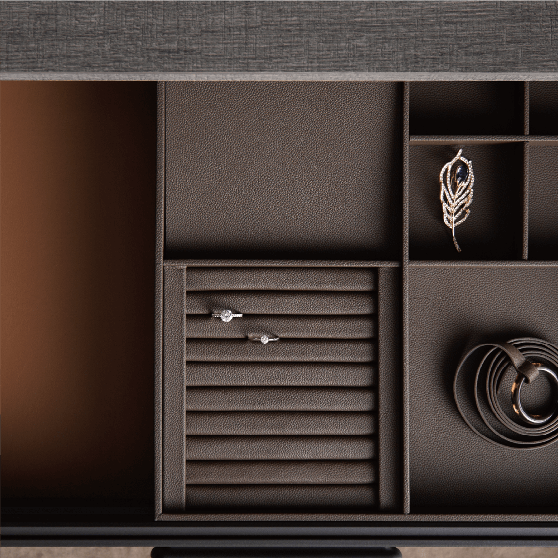 [BASISTEM] ZUG Saddle Orange Smart Fingerprint Lockbox