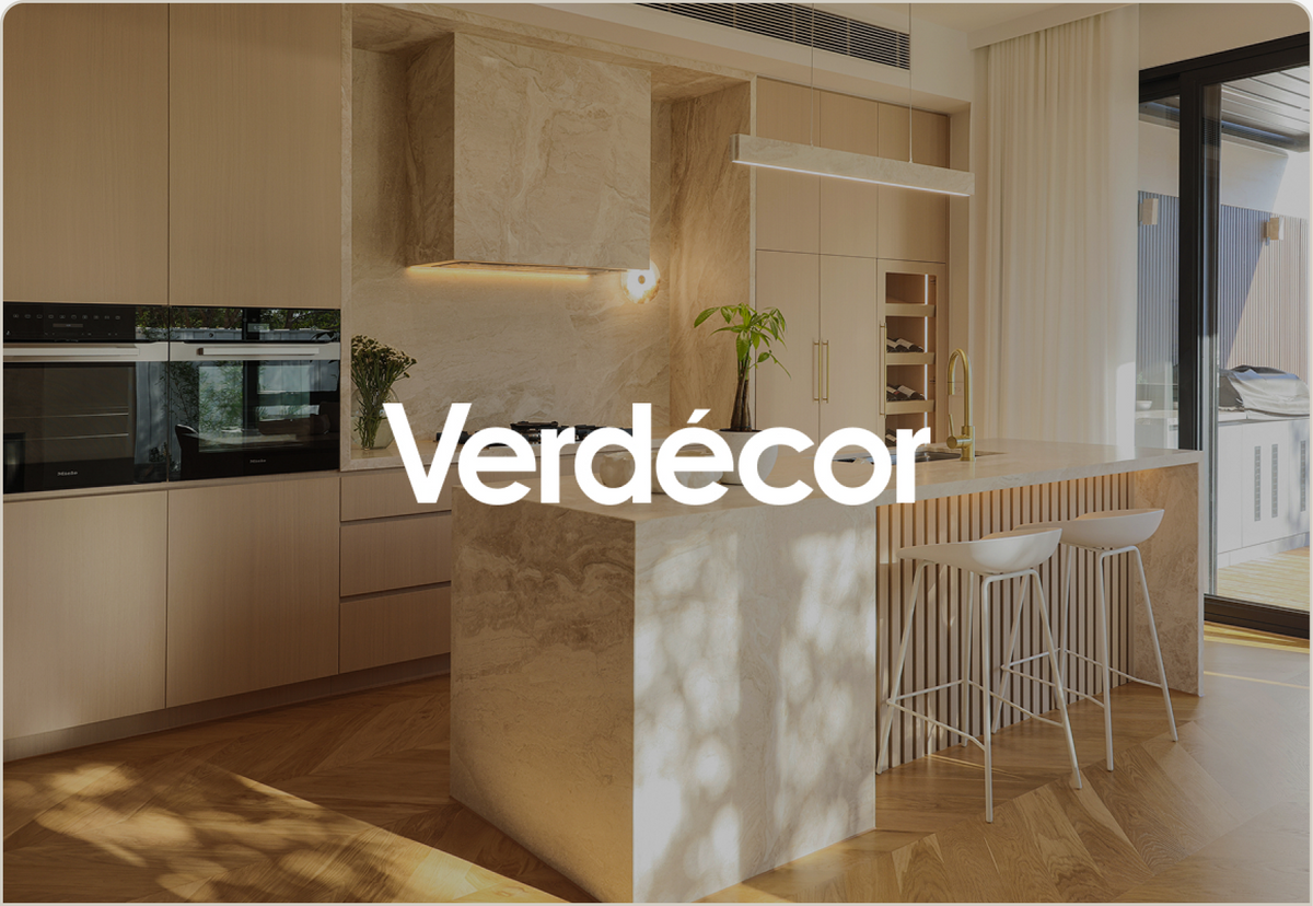 Verdécor decorative surface application